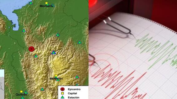 Temblor en Colombia en la madrugada de este 18 de febrero: epicentro fue en municipio antioqueño