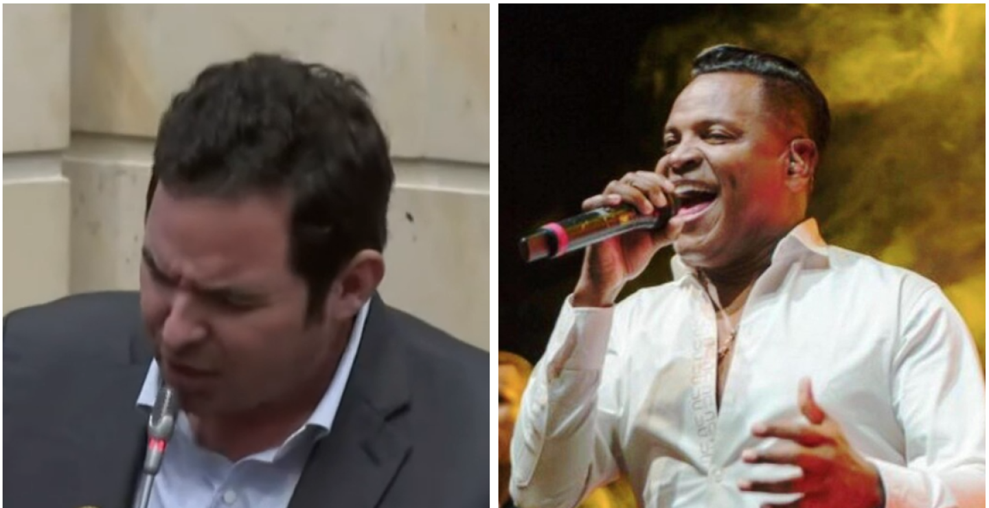 A todo pulmón, senador cantó canciones de Omar Geles en pleno Congreso