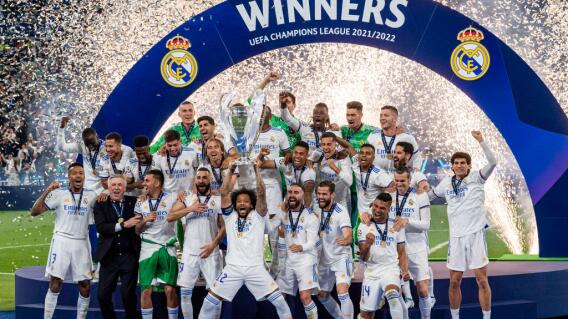 Real Madrid, campeón de la Champions League 2021/2022. Real Madrid, campeón de la Champions League 2021/2022.