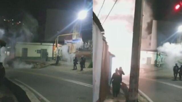 Protesta de universitarios de Pamplona terminó en disturbios entre encapuchados y Esmad  