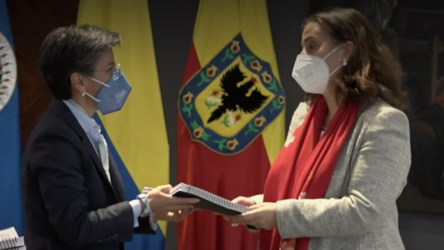 Claudia López y CIDH Claudia López y CIDH