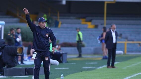 Jhon J. 'Flecha' Gómez, extécnico de Boyacá Chicó en la Primera B del fútbol colombiano.