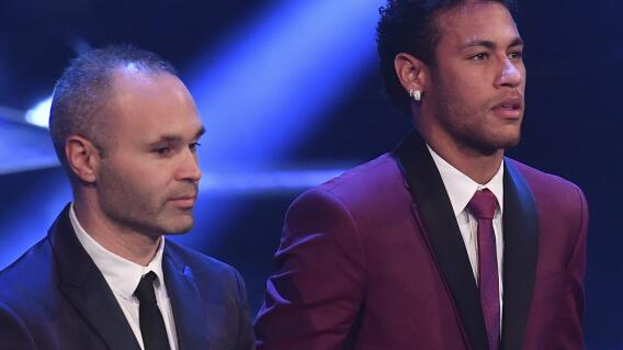306502_BLU Radio. Iniesta y Neymar / Foto: AFP.