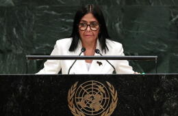 Delcy Rodríguez, presidenta (e) de Venezuela aseguró en Asamblea de la ONU que "habrá elecciones"