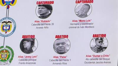 Balance de operativo contra disidencias de Iván Mordisco Balance de operativo contra disidencias de Iván Mordisco