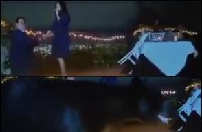 Oso se robó el show durante una propuesta de matrimonio. 