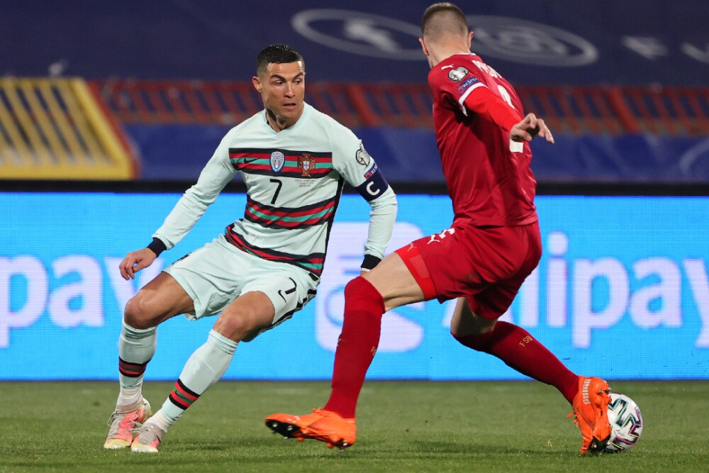 Cristiano Ronaldo Portugal Serbia 270321 Getty Images E.jpg