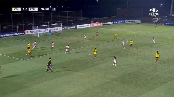 Acción de juego entre la Selección Colombia Sub-17 vs Perú en el Sudamericano. Acción de juego entre la Selección Colombia Sub-17 vs Perú en el Sudamericano.