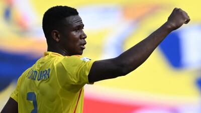 Yerson Mosquera, defensor de la Selección Colombia