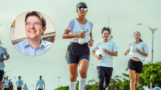 En Barranquilla corrieron y oraron por la salud del senador Miguel Uribe Turbay En Barranquilla corrieron y oraron por la salud del senador Miguel Uribe Turbay