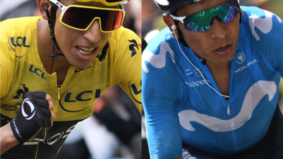 343656_BLU Radio. Egan Bernal y Nairo Quintana / Foto: AFP