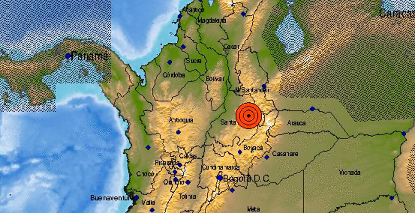 Temblor en Santander