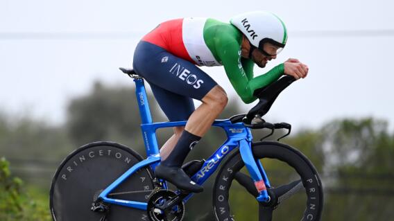 Filippo Ganna, ciclista italiano del INEOS Grenadiers Filippo Ganna, ciclista italiano del INEOS Grenadiers