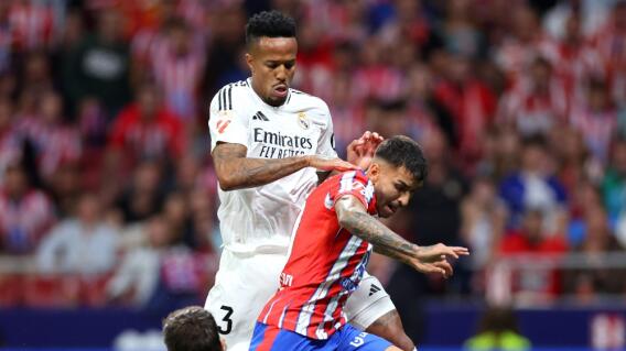 Eder Militao y Ángel Correa, autores de los goles en Real Madrid vs. Atlético de Madrid Eder Militao y Ángel Correa, autores de los goles en Real Madrid vs. Atlético de Madrid