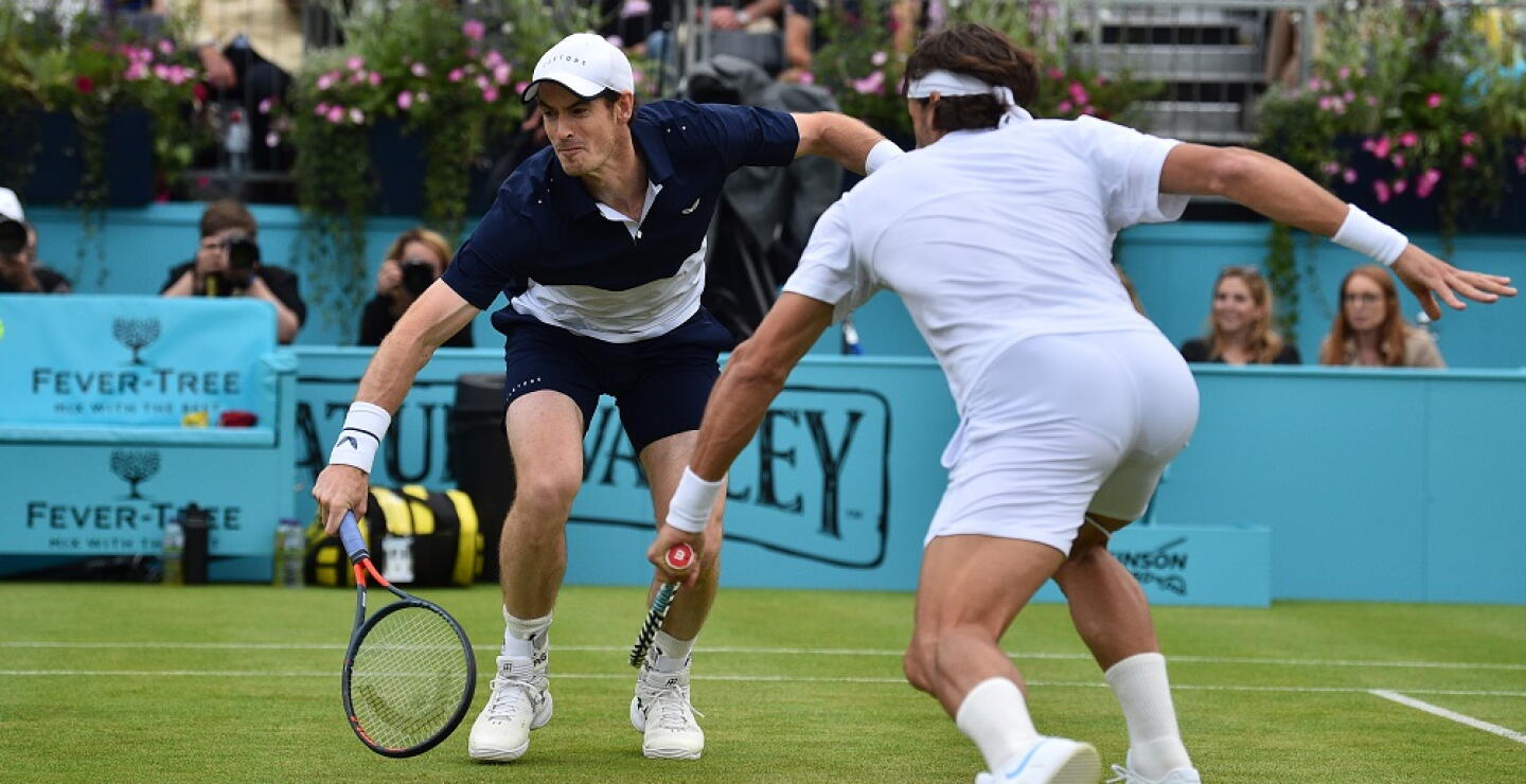 336956_Blu Radio // Andy Murray y Feliciano López // Foto: AFP