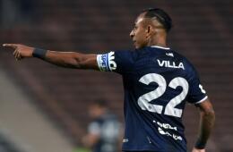 Sebastián Villa, extremo colombiano que milita en Independiente Rivadavia.