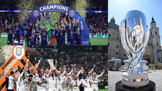 PSG y Aston Villa se enfrentan por el título de la Supercopa de Europa. 