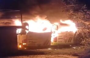 Queman dos buses cerca de Hidroituango y autoridades señalan a disidencias de las FARC