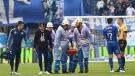 Falcao García salió en camilla en medio de Millonarios vs. Llaneros por la Liga BetPlay I-2026.