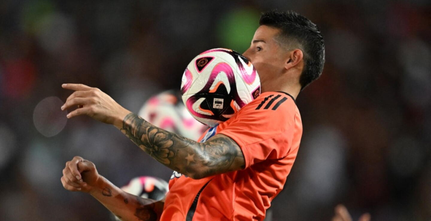 James Rodríguez, capitán de la Selección Colombia. 