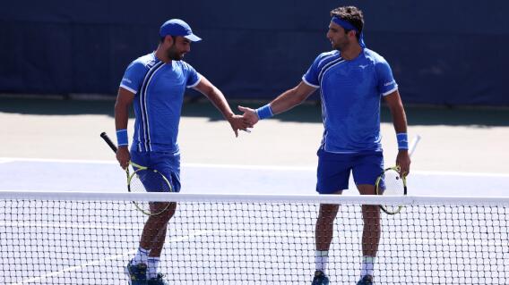 Juan Sebastián Cabal y Robert Farah, en el US Open Juan Sebastián Cabal y Robert Farah, en el US Open