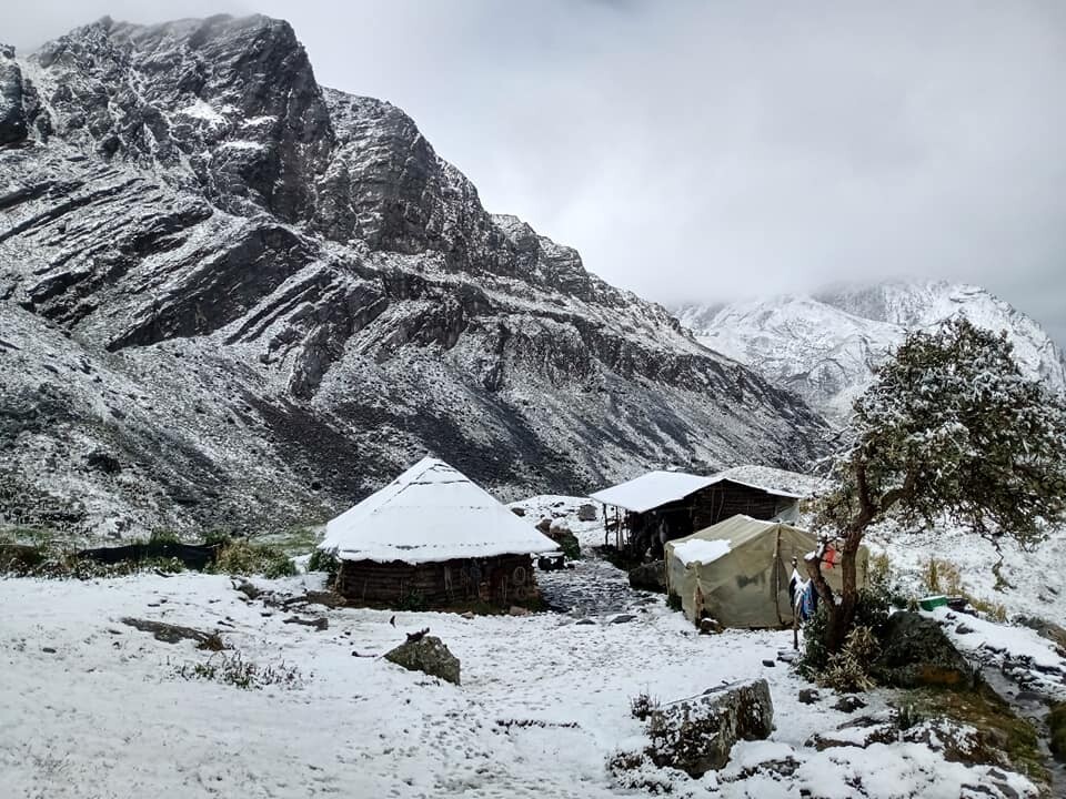 Nevada nieve en Güicán y el Cocuy en Boyacá