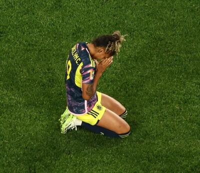 Jorelyn Carabalí, jugadora de la Selección Colombia femenina. Jorelyn Carabalí, jugadora de la Selección Colombia femenina.