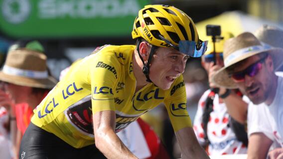 Jonas Vingegaard, tras ganar la etapa 18 del Tour de Francia Jonas Vingegaard, tras ganar la etapa 18 del Tour de Francia