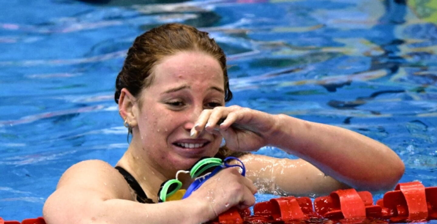 Mollie O'Callaghan, nadadora australiana en el Mundial de Natación de Fukuoka