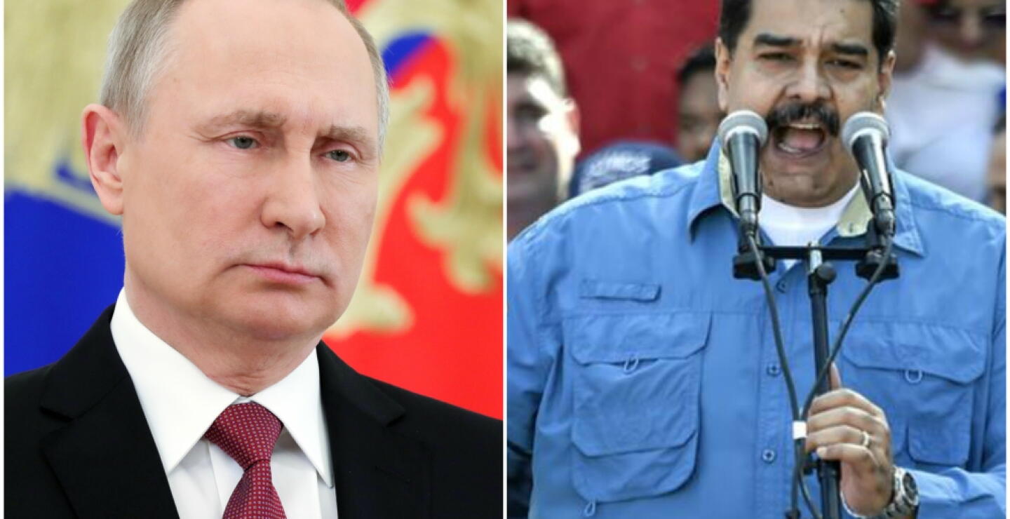303033_Fotos: Valdimir Putin - Nicolás Maduro /AFP