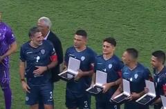 Algunos integrantes de la Selección Colombia, campeona de la Copa América 2001.