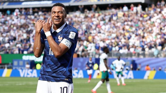 Kylian Mbappé, goleador de Francia