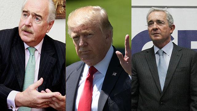 Fuente anónima de la Casa Blanca confirmó “breve conversación" entre Trump, Uribe y Pastrana