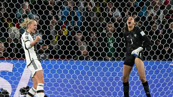 La delantera Lea Schüller convirtió el sexto gol de Alemania rente a Marruecos. La delantera Lea Schüller convirtió el sexto gol de Alemania rente a Marruecos.