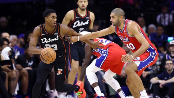 Pistons vs Sixers en la NBA. Pistons vs Sixers en la NBA.