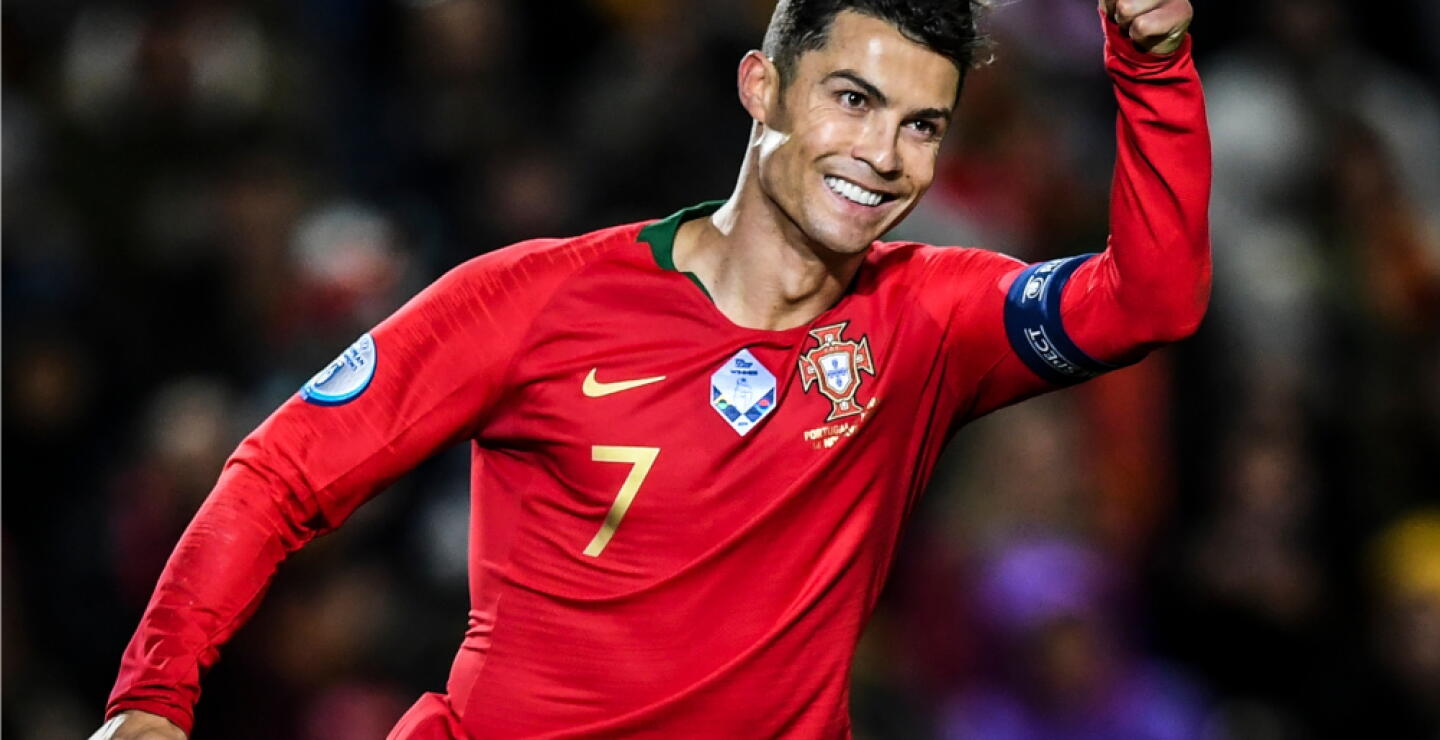 348347_BLU Radio. Cristiano Ronaldo con Portugal // Foto: AFP