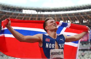 Karsten Warholm, en los Juegos Olímpicos de Tokio 2020 Karsten Warholm, en los Juegos Olímpicos de Tokio 2020