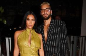 Kim Kardashian y Maluma 