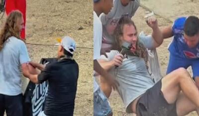 'Gringo' quiso participar en corralejas