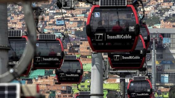 Evacúan TransMicable por tormentas eléctricas Evacúan TransMicable por tormentas eléctricas