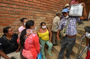 281714_BLU Radio, éxodo Mocoa / foto: AFP