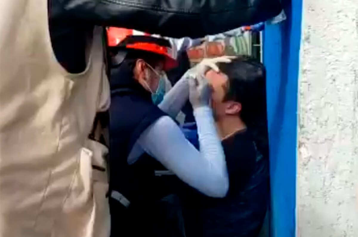 Gareth Steven, joven herido durante manifestaciones en Bogotá, tiene trauma  severo en un ojo