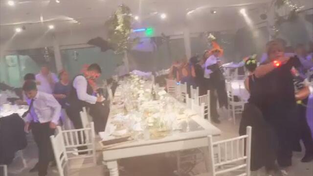 Boda tormentosa por violento temporal que irrumpió en plena fiesta