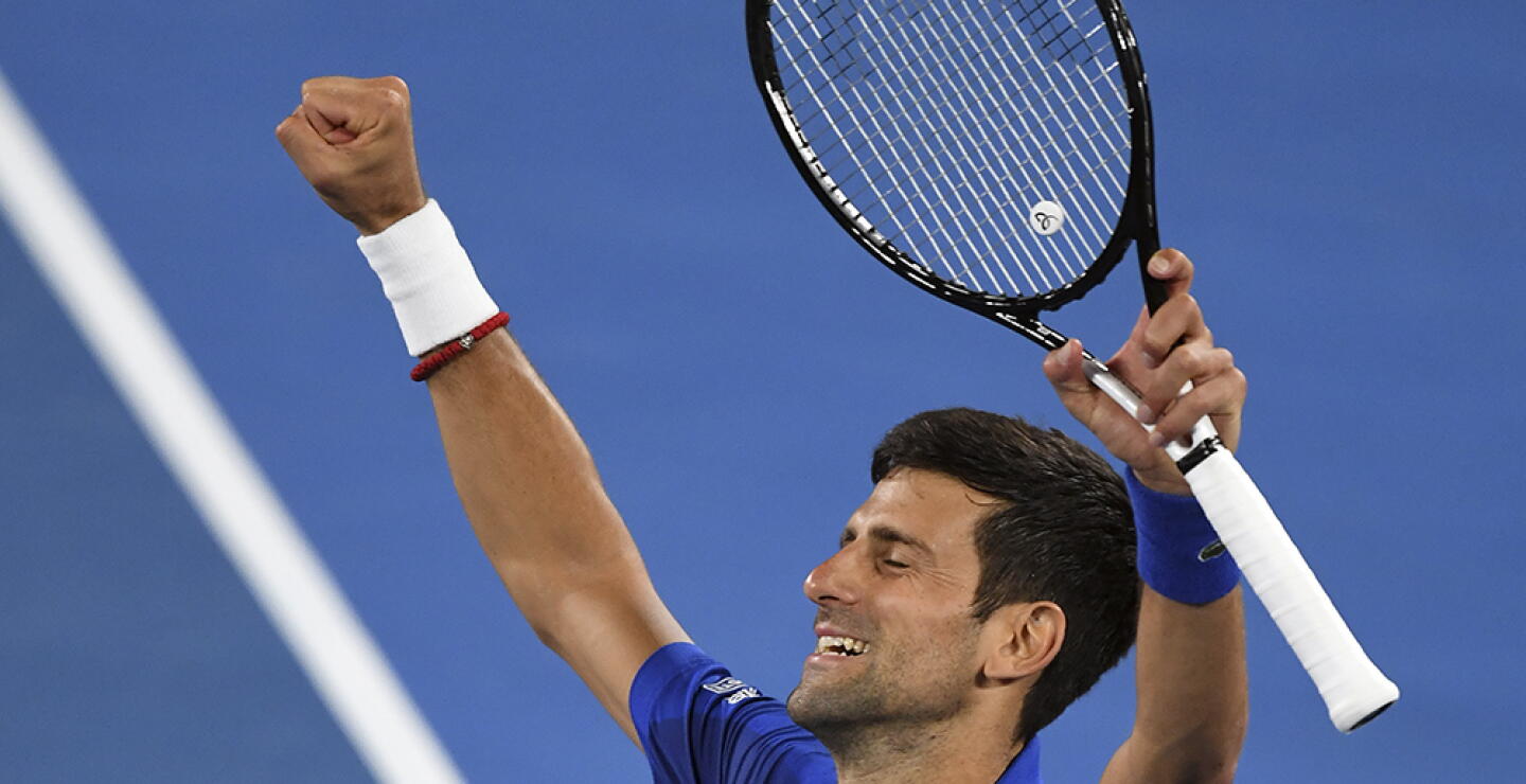 325698_Blu Radio. Novak Djokovic. Foto: AFP