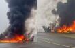 Grave accidente aéreo con varios fallecidos: impresionantes imágenes del avión en llamas