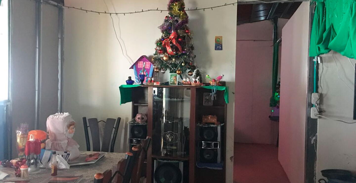 296326_BLU Radio. Esa es una de las casas por dentro. Es su primera Navidad sin armas - BLU Radio