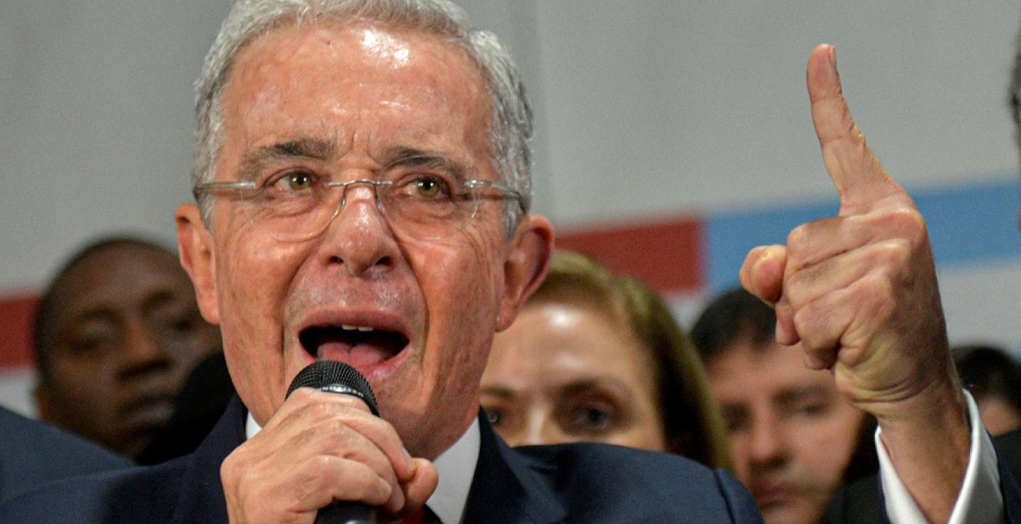 345435_Blu Radio. Álvaro Uribe // Foto: AFP