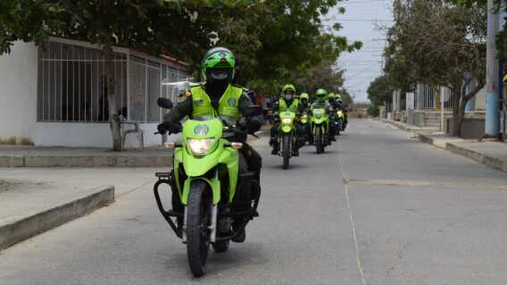 369729_Caravanas policía en Atlántico. Foto: Cortesía