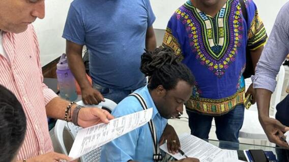 Casa afro, municipio de Guacarí, Valle del Cauca, lugar donde se adelantan los diálogos.