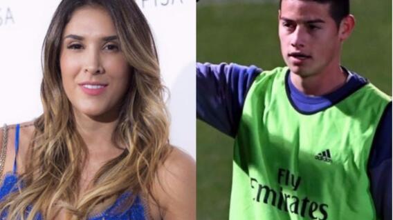 297008_BLU Radio. Daniela Ospina - James Rodríguez // Foto: AFP